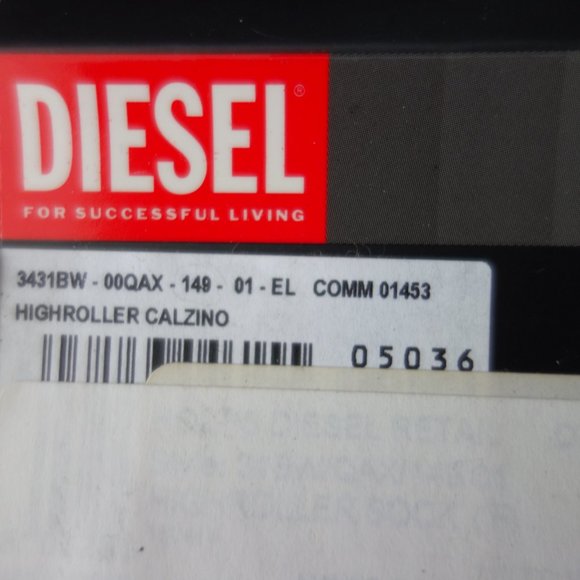 Diesel HIGHROLLER CALZINO Hearts Diamonds Spades Clubs Socks *New in Package* - Picture 4 of 10